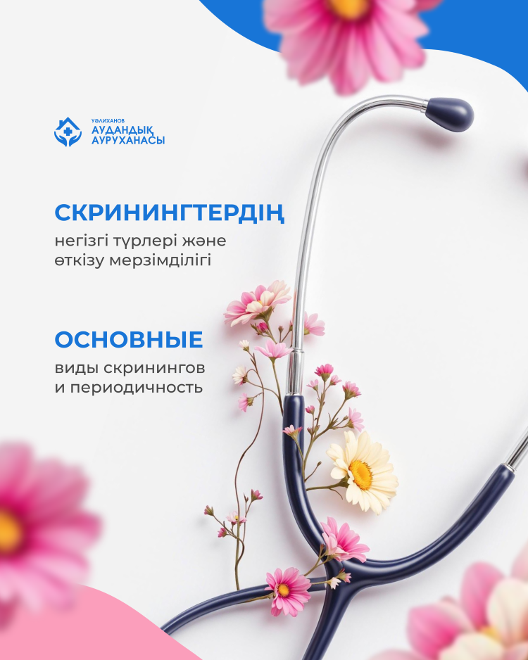 Основные виды скринингов и периодичность