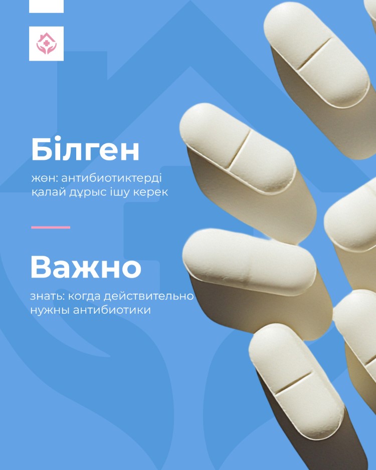 Білген жөн: антибиотиктерді қалай дұрыс ішу керек